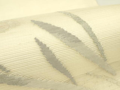 平和屋着物＊夏物　西陣　九寸開き名古屋帯　すくい織　杜若　金銀糸　正絹　逸品　CABI5323rv