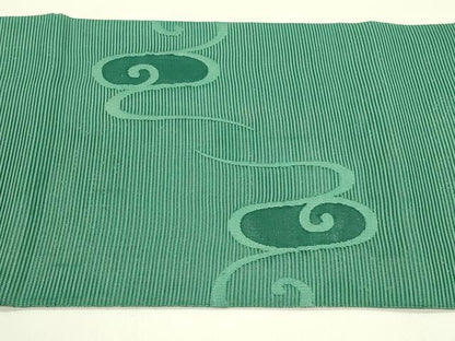 平和屋着物＊夏物　八寸名古屋帯　絽綴れ　光琳水　銀糸　正絹　逸品　CABI5329rv