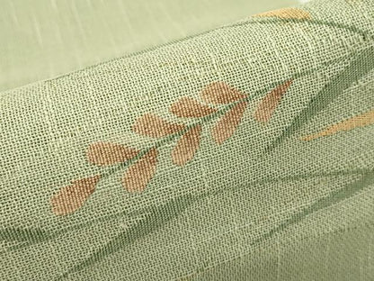 平和屋着物＊夏物　八寸名古屋帯　草木文　CABI5330rv