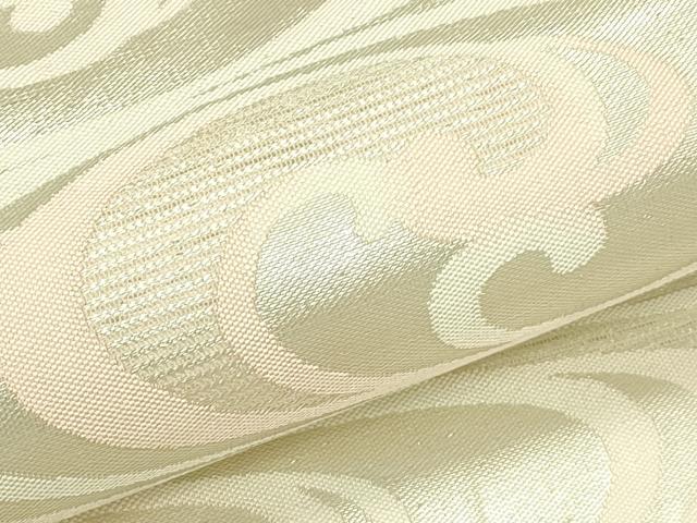 平和屋着物＊夏物　九寸名古屋帯　光琳水　銀糸　正絹　逸品　CABI5343rv