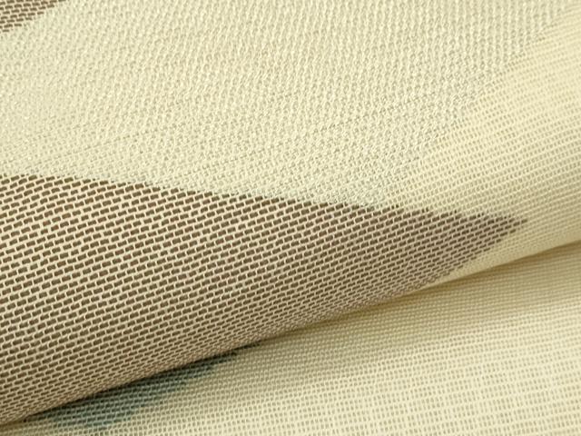 平和屋着物＊夏物　西陣　川島織物　九寸名古屋帯　松皮菱　金銀糸　正絹　逸品　CABI5345rv