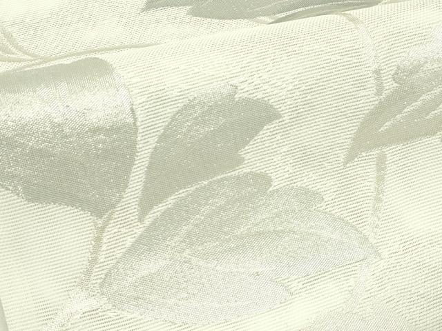 平和屋着物＊夏物　六通柄袋帯　草木文　銀糸　未使用　CABI5347rv
