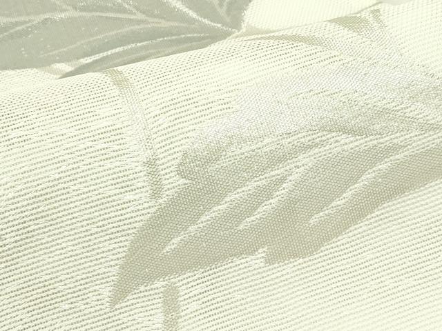平和屋着物＊夏物　六通柄袋帯　草木文　銀糸　未使用　CABI5347rv