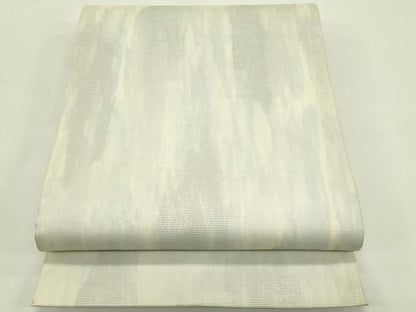 平和屋着物＊夏物　全通柄袋帯　霞文　銀彩　正絹　逸品　CABI5351rv
