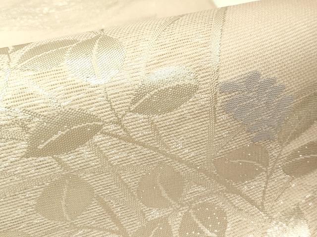 平和屋着物＊夏物　六通柄袋帯　萩　銀糸　正絹　逸品　未使用　CABI5358rv