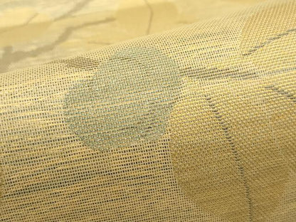 平和屋着物＊夏物　織物一筋名門　織悦　全通柄　本袋帯　枝木の実　金糸　正絹　逸品　未使用　CABI5359rv