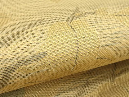 平和屋着物＊夏物　織物一筋名門　織悦　全通柄　本袋帯　枝木の実　金糸　正絹　逸品　未使用　CABI5359rv
