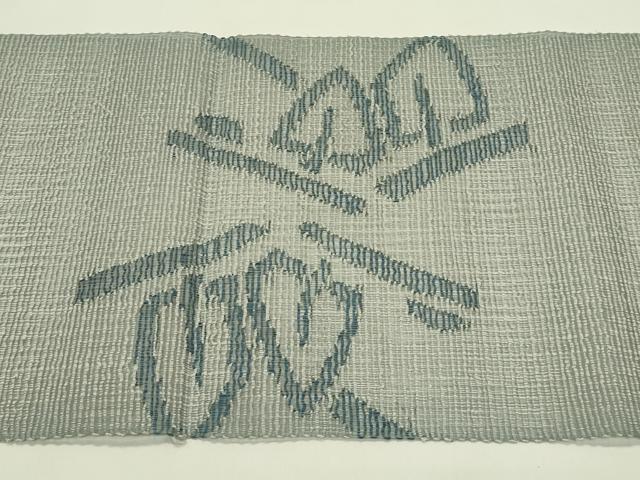 平和屋着物＊夏物　八寸名古屋帯　樹林文　正絹　逸品　未使用　CABI5364rv