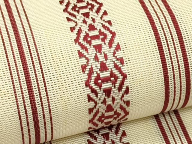 平和屋着物＊夏物　本場筑前博多織　八寸名古屋帯　紗献上　正絹　逸品　未使用　CABI5410rv