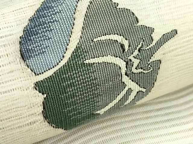 平和屋着物＊夏物　八寸名古屋帯　絽綴れ　成り物　正絹　逸品　CABI5411rv