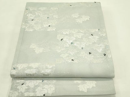 平和屋着物＊夏物　六通柄　京袋帯　蔦の葉文　銀糸　CABI5432rv