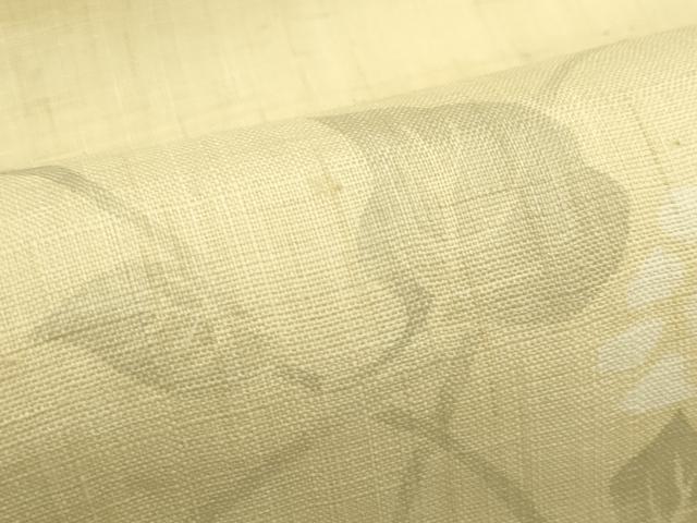 平和屋着物＊夏物　九寸名古屋帯　紫陽花　麻　逸品　CABI5447rv