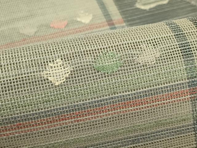 平和屋着物＊夏物　1854年創業　帯屋捨松　八寸名古屋帯　花間道　正絹　逸品　未使用　CABI5452rv