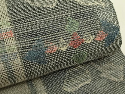 平和屋着物＊夏物　1854年創業　帯屋捨松　八寸名古屋帯　花間道　正絹　逸品　未使用　CABI5452rv
