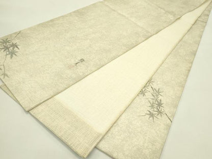 平和屋着物＊夏物　太鼓柄袋帯　作家物　手描き　籬楓文　金彩　正絹　逸品　CABI5465rv