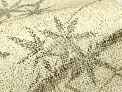平和屋着物＊夏物　太鼓柄袋帯　作家物　手描き　籬楓文　金彩　正絹　逸品　CABI5465rv