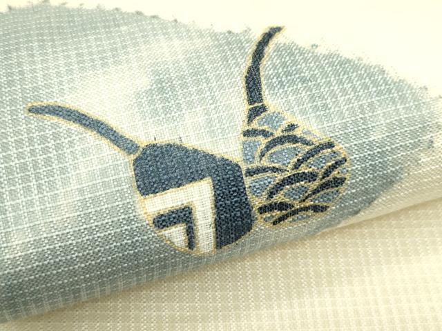 平和屋着物＊夏物　九寸開き名古屋帯　絞り　成り物　正絹　逸品　CABI5479rv