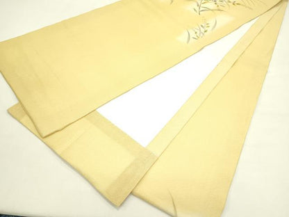 平和屋着物＊夏物　九寸開き名古屋帯　手描き　草木文　正絹　逸品　CABI5480rv