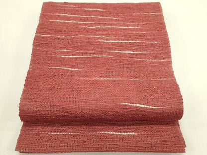 平和屋着物＊夏物　八寸名古屋帯　霞文　正絹　逸品　CABI5495rv