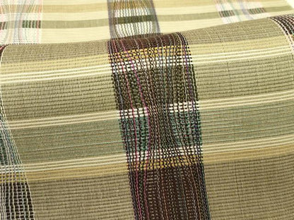 平和屋着物＊夏物　八寸名古屋帯　間道　正絹　逸品　CABI5500rv