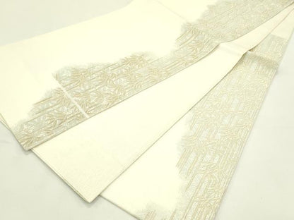 平和屋着物＊夏物　松尾光琳　六通柄袋帯　唐織　笹竹文　金糸　正絹　逸品　未使用　CABI5518rv