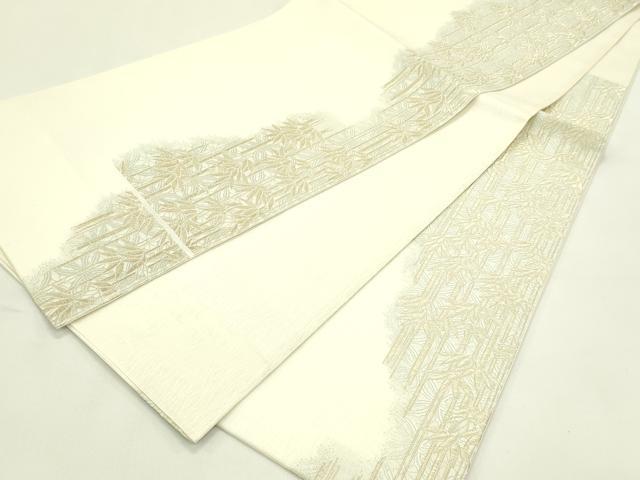 平和屋着物＊夏物　松尾光琳　六通柄袋帯　唐織　笹竹文　金糸　正絹　逸品　未使用　CABI5518rv