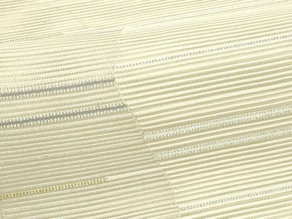 平和屋着物＊夏物　八寸名古屋帯　絽綴れ　霞文　金銀糸　正絹　逸品　CABI5525rv