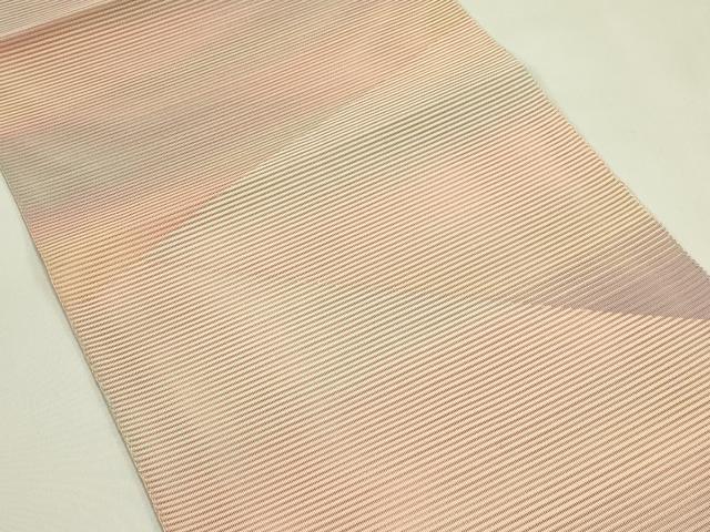 平和屋着物＊夏物　八寸名古屋帯　絽綴れ　霞文　正絹　逸品　未使用　CABI5533rv