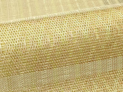 平和屋着物＊夏物　ひなや工房　くむ・あむ・おる　伊豆蔵明彦　組織　太鼓柄袋帯　金糸　証紙付き　正絹　逸品　未使用　CABI5539rv