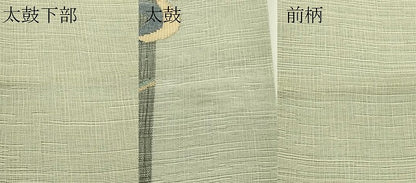 平和屋着物＊夏物　太鼓柄袋帯　立波文　金銀糸　正絹　逸品　未使用　CABI5543rv