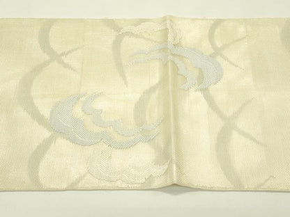 平和屋着物＊夏物　太鼓柄袋帯　雲重ね文　正絹　逸品　CABI5544rv
