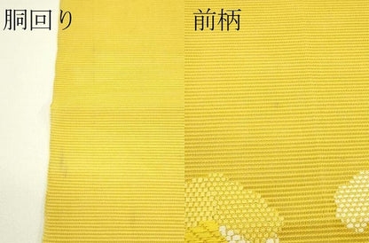 平和屋着物＊夏物　八寸名古屋帯　絽綴れ　抽象文　銀糸　正絹　逸品　CABI5564rv