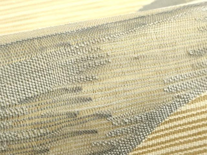 平和屋着物＊夏物　八寸名古屋帯　絽綴れ　抽象文　正絹　逸品　CABI5593rv