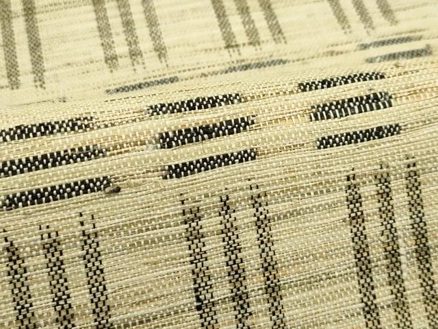 平和屋着物＊夏物　八寸名古屋帯　絣文様　逸品　CABI5596rv
