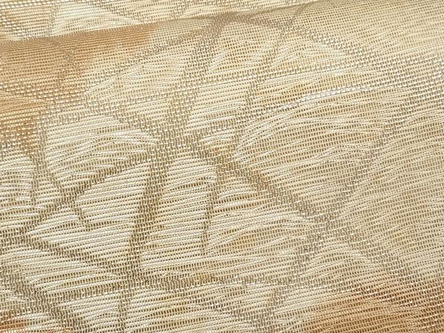 平和屋着物＊夏物　六通柄袋帯　芝草文　正絹　逸品　CABI5602fb