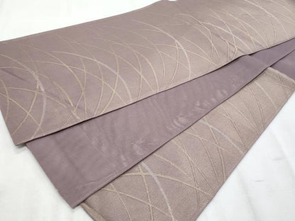平和屋着物＊夏物　六通柄袋帯　芝草文　金銀糸　正絹　逸品　CABI5605fb