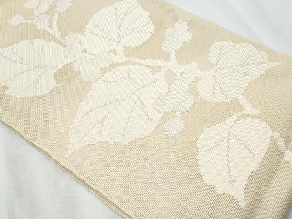 平和屋着物＊夏物　太鼓柄袋帯　草木文　正絹　逸品　CABI5616fb