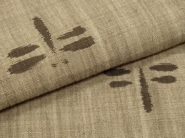 平和屋着物＊夏物　九寸名古屋帯　トンボ　麻　逸品　CABI5622fb
