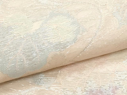 平和屋着物＊夏物　六通柄袋帯　蔦の葉唐草文　銀糸　正絹　逸品　CABI5624fb