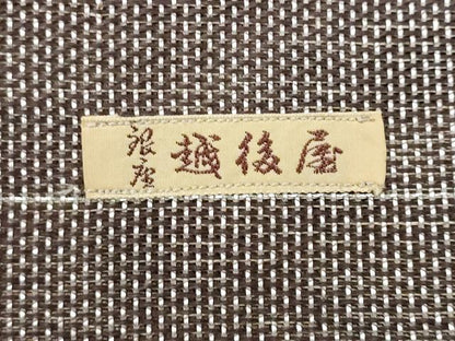 平和屋着物＊夏物　八寸名古屋帯　桔梗　銀座越後屋扱い　正絹　逸品　CABI5644fb