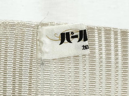 平和屋着物＊夏物　八寸名古屋帯　絽綴れ　枝花文　金銀糸　正絹　逸品　CABI5648fb