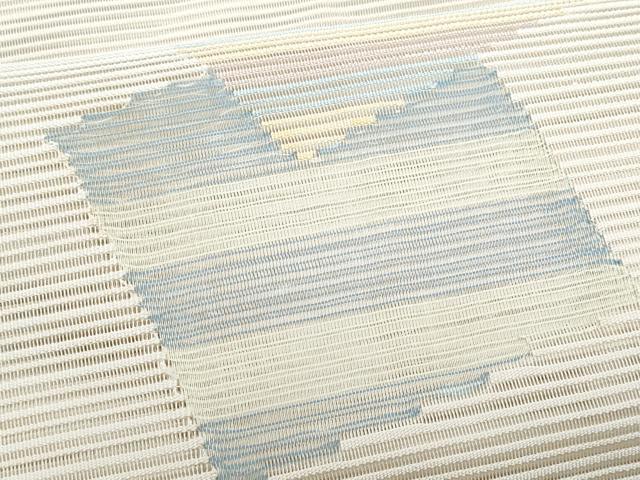 平和屋着物＊夏物　八寸名古屋帯　絽綴れ　色紙重ね文　正絹　逸品　CABI5676fb