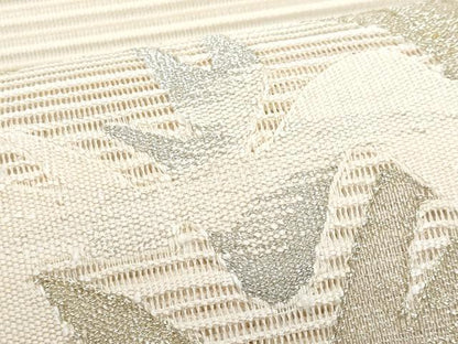 平和屋着物＊夏物　八寸名古屋帯　絽綴れ　杜若　金銀糸　正絹　逸品　CABI5680fb