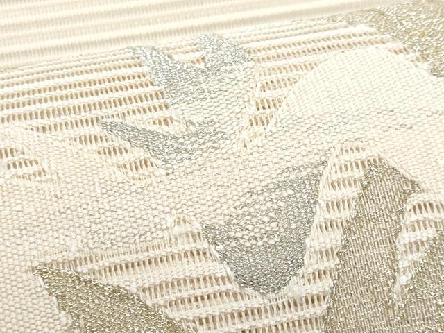 平和屋着物＊夏物　八寸名古屋帯　絽綴れ　杜若　金銀糸　正絹　逸品　CABI5680fb