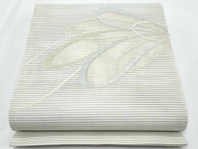平和屋着物＊夏物　八寸名古屋帯　絽綴れ　抽象文様　正絹　逸品　CABI5683fb