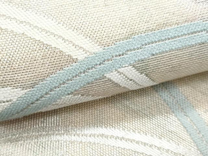 平和屋着物＊夏物　六通柄袋帯　石畳芝草文　銀糸　正絹　逸品　CABI5707fb
