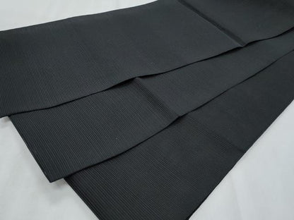 平和屋着物＊夏物　太鼓柄袋帯　絽綴れ　抽象文　黒地　金銀糸　正絹　逸品　CABI5713fb