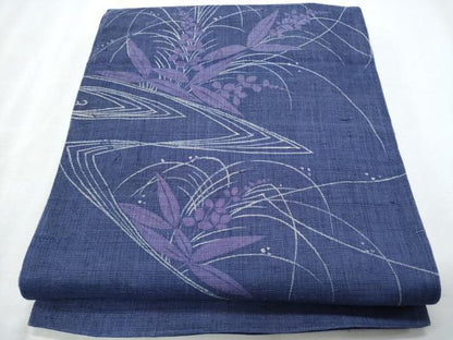 平和屋着物＊夏物　太鼓柄袋帯　枝葉文　麻　逸品　CABI5715fb