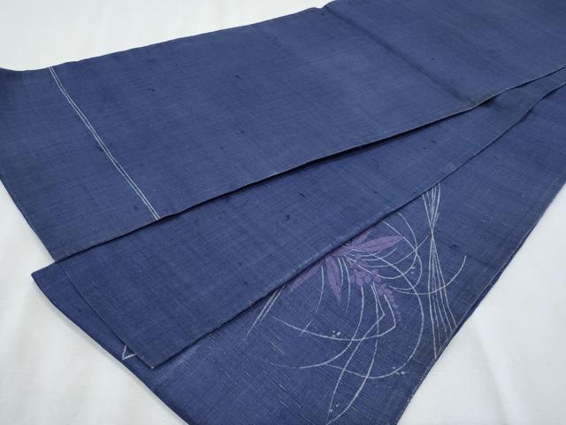 平和屋着物＊夏物　太鼓柄袋帯　枝葉文　麻　逸品　CABI5715fb