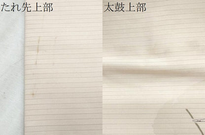 平和屋着物＊夏物　塩瀬　九寸名古屋帯　作家物　手描き　トンボ　正絹　逸品　CABI5726fb